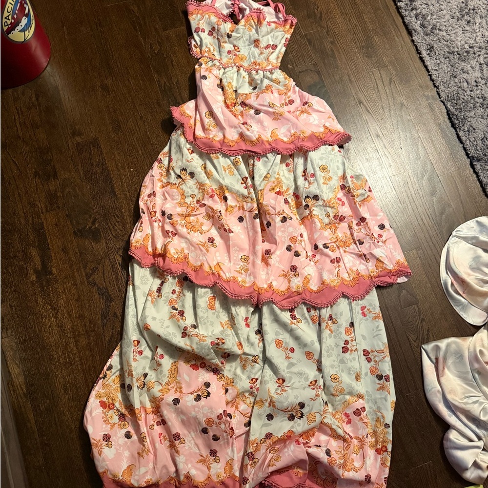 Floral Tiered Maxi Dress